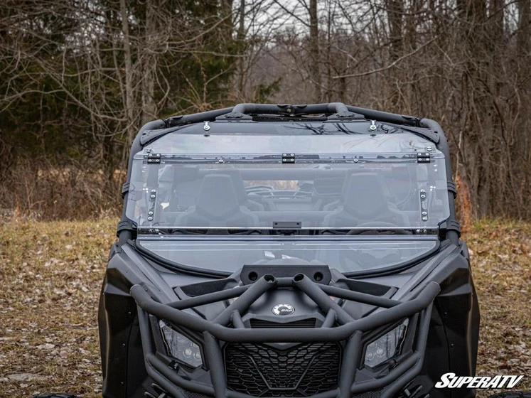 SuperATV Can-Am Maverick X3 Flip Windshield - Image 2