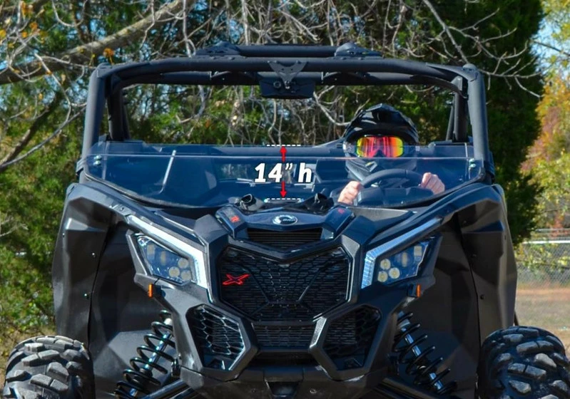 SuperATV Can-Am Maverick X3 Half Windshield - Image 4