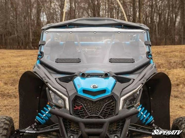 SuperATV Can-am Maverick X3 Vented Full Windshield - Image 10