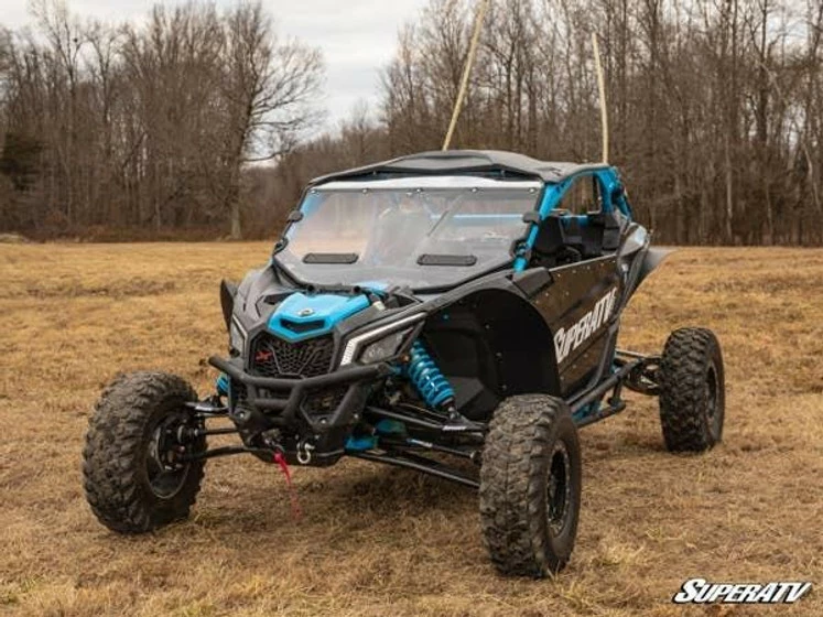 SuperATV Can-am Maverick X3 Vented Full Windshield - Image 7