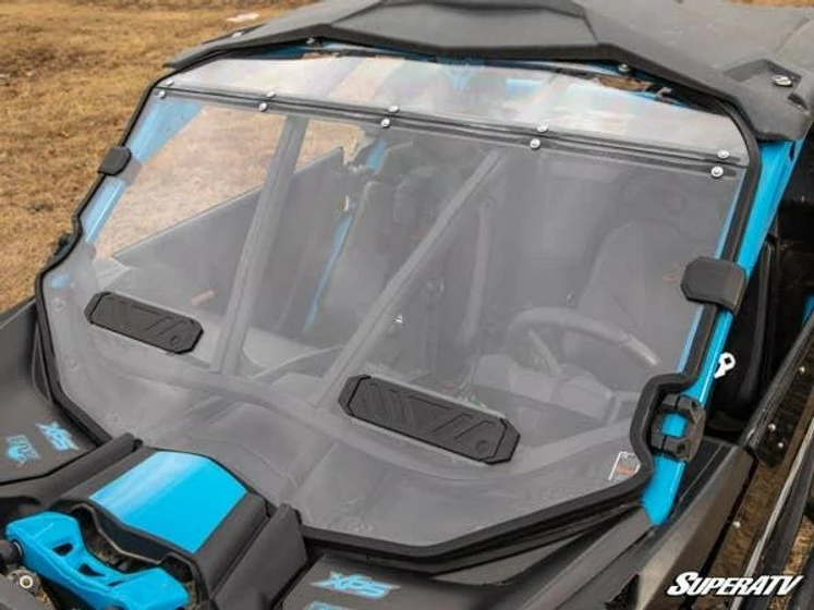 SuperATV Can-am Maverick X3 Vented Full Windshield - Image 3