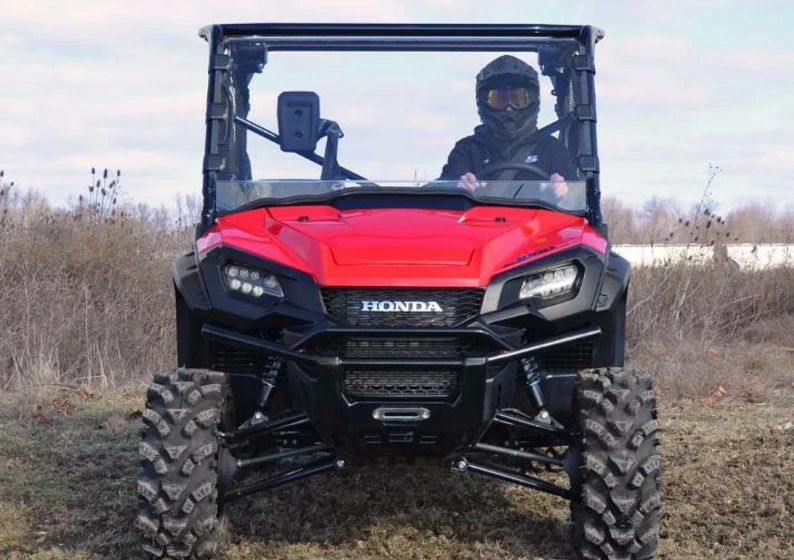 SuperATV Honda Pioneer 1000 Full Windshield - Image 2