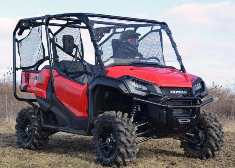 SuperATV Honda Pioneer 1000 Full Windshield - Image 3