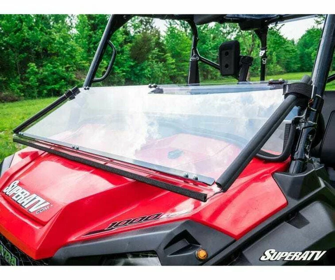 SuperATV Honda Pioneer 1000/1000-5 Windshield (Flip Down) (Scratch Resistant) - Image 6