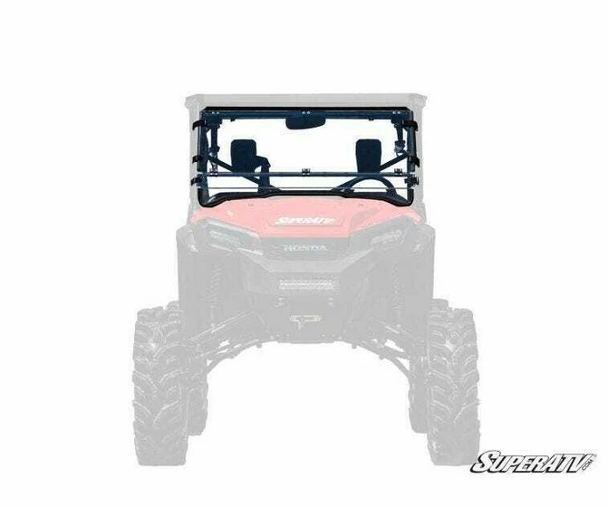 SuperATV Honda Pioneer 1000/1000-5 Windshield (Flip Down) (Scratch Resistant) - Image 2