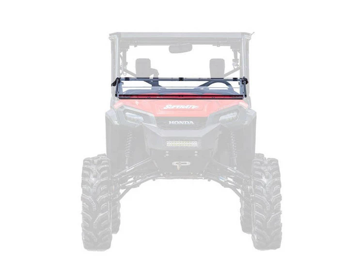 SuperATV Honda Pioneer 1000/1000-5 Windshield (Flip Down) (Scratch Resistant)