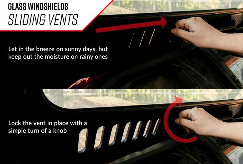 SuperATV Honda Talon 1000 Glass Windshield - Image 7