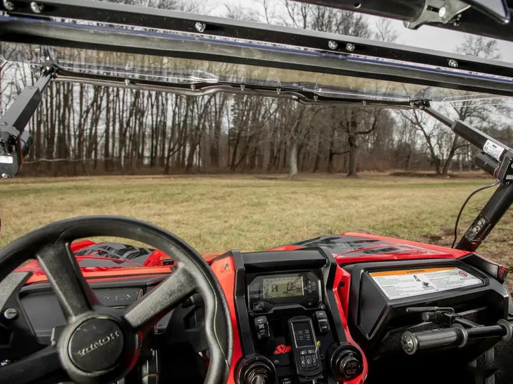 SuperATV Honda Talon 1000 MaxDrive Power Flip Windshield - Image 3