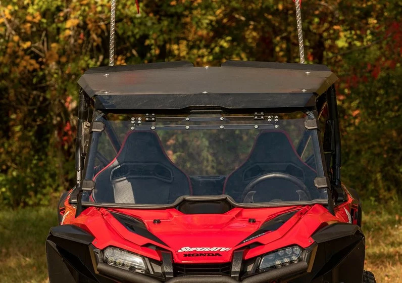 SuperATV Honda Talon 1000X Scratch Resistant Vented Full Windshield - Image 4