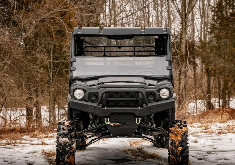 SuperATV Kawasaki Mule Pro Half Windshield - Image 6