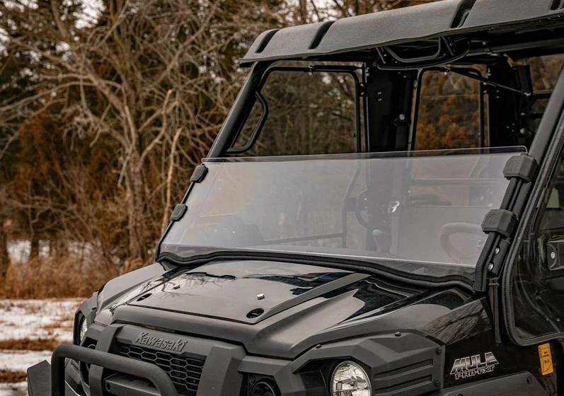 SuperATV Kawasaki Mule Pro Half Windshield - Image 5