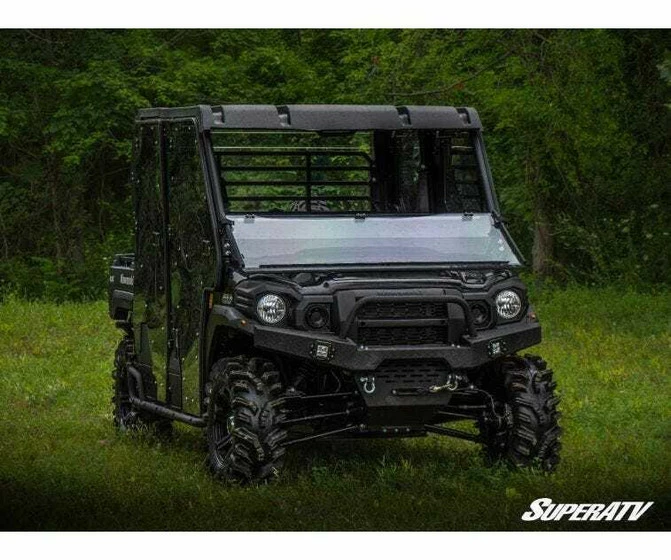 SuperATV Kawasaki Mule Pro Windshield (Flip Down) (Scratch Resistant) - Image 12