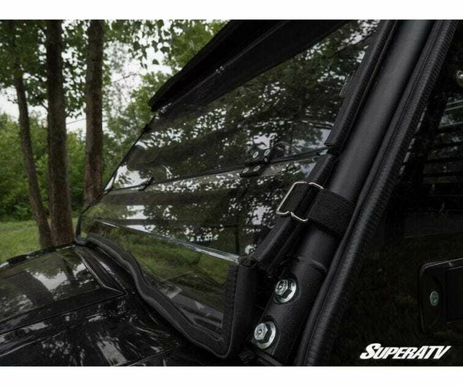 SuperATV Kawasaki Mule Pro Windshield (Flip Down) (Scratch Resistant) - Image 8