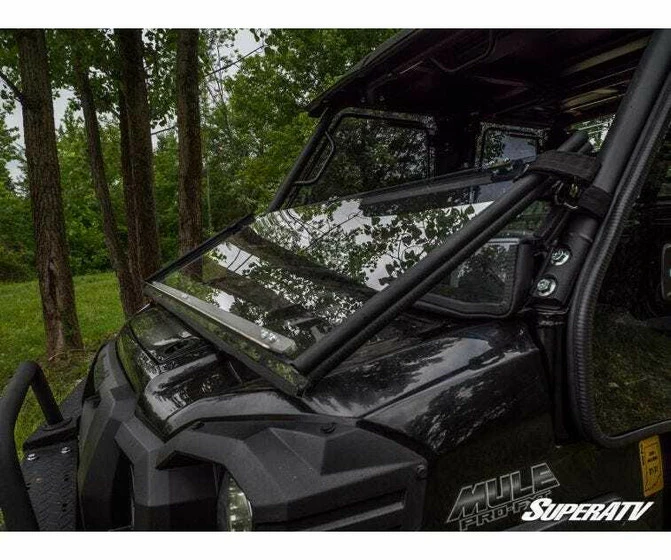 SuperATV Kawasaki Mule Pro Windshield (Flip Down) (Scratch Resistant) - Image 7