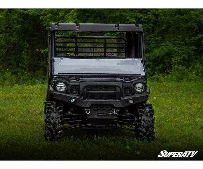 SuperATV Kawasaki Mule Pro Windshield (Flip Down) (Scratch Resistant) - Image 11