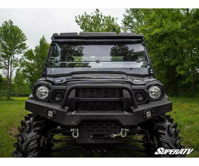 SuperATV Kawasaki Mule Pro Windshield (Flip Down) (Scratch Resistant) - Image 10