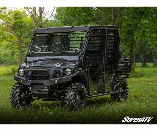 SuperATV Kawasaki Mule Pro Windshield (Flip Down) (Scratch Resistant) - Image 4