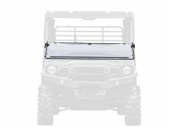 SuperATV Kawasaki Mule Pro Windshield (Flip Down) (Scratch Resistant)