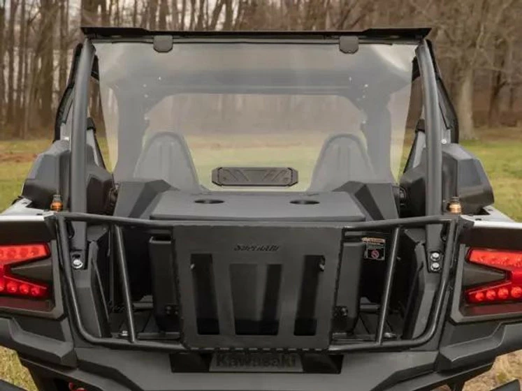 SuperATV Kawasaki TERYX KRX 1000 Rear Vented Windshield - Image 2