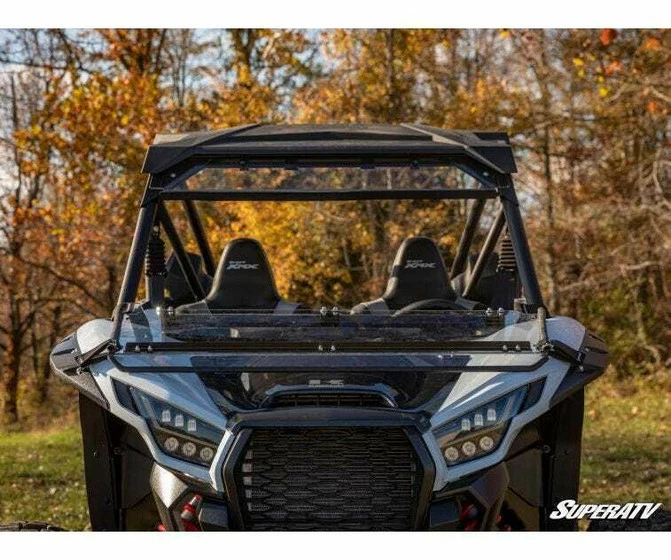 SuperATV Kawasaki Teryx KRX 1000 Windshield (Flip Down) - Image 2