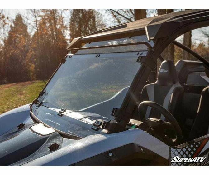 SuperATV Kawasaki Teryx KRX 1000 Windshield (Flip Down) - Image 4