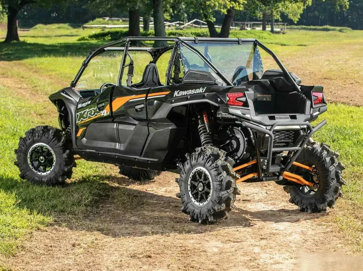 SuperATV Kawasaki Teryx KRX 4 1000 Rear Windshield - Image 7
