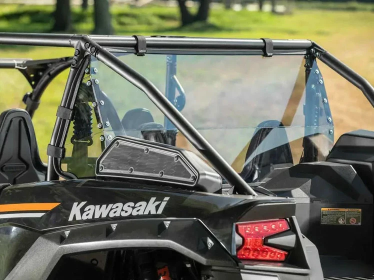 SuperATV Kawasaki Teryx KRX 4 1000 Rear Windshield - Image 4