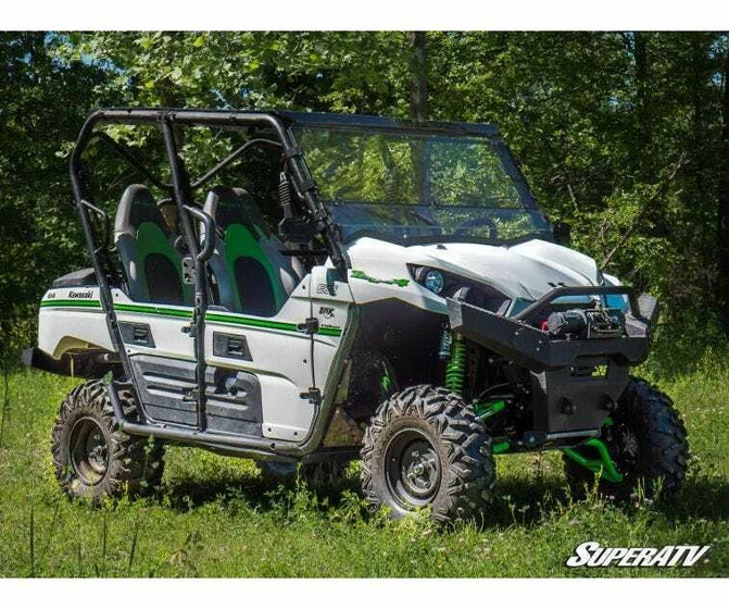 SuperATV Kawasaki Teryx Windshield (Flip Down) (Scratch Resistant) - Image 6