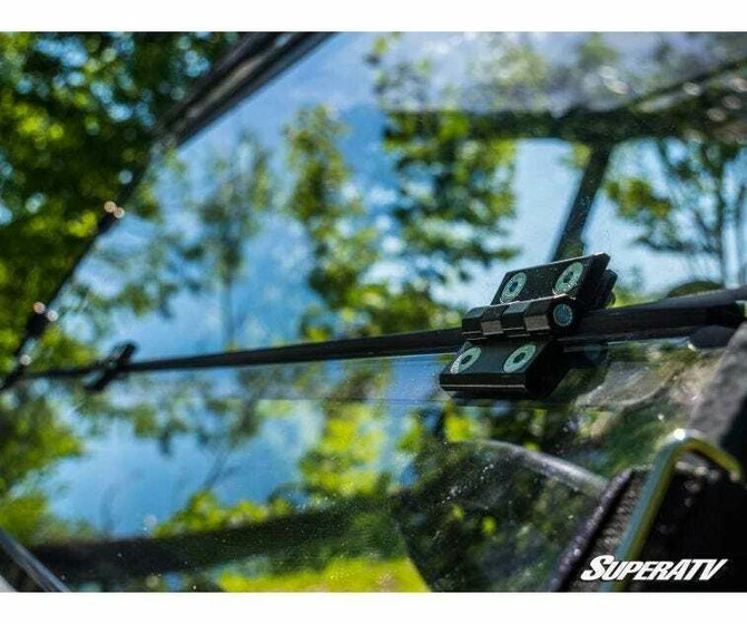 SuperATV Kawasaki Teryx Windshield (Flip Down) (Scratch Resistant) - Image 7