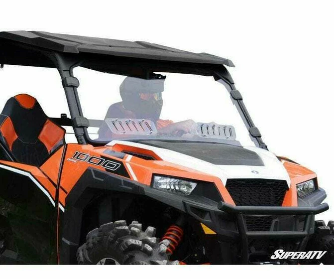 SuperATV Polaris General Full Windshield (Standard Polycarbonate - Clear)