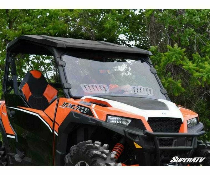 SuperATV Polaris General Full Windshield (Standard Polycarbonate - Clear) - Image 2