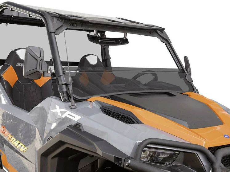 SuperATV Polaris General Half Windshield (Dark Tint)