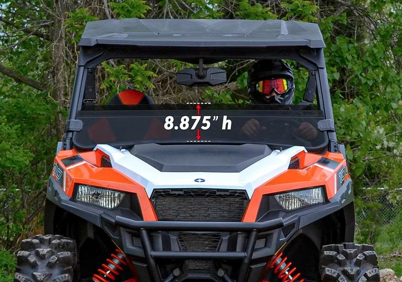 SuperATV Polaris General Half Windshield - Image 4