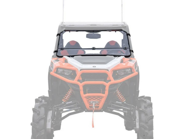 SuperATV Polaris General Windshield (Flip Down) (Scratch Resistant)