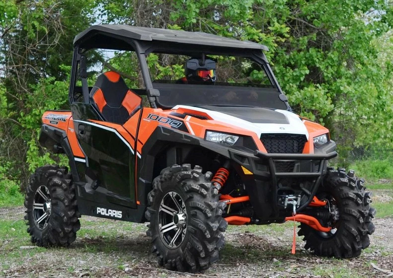 SuperATV Polaris General XP 1000 Half Windshield - Image 3