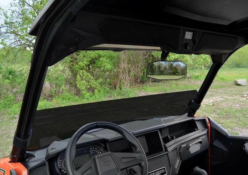 SuperATV Polaris General XP 1000 Half Windshield - Image 2