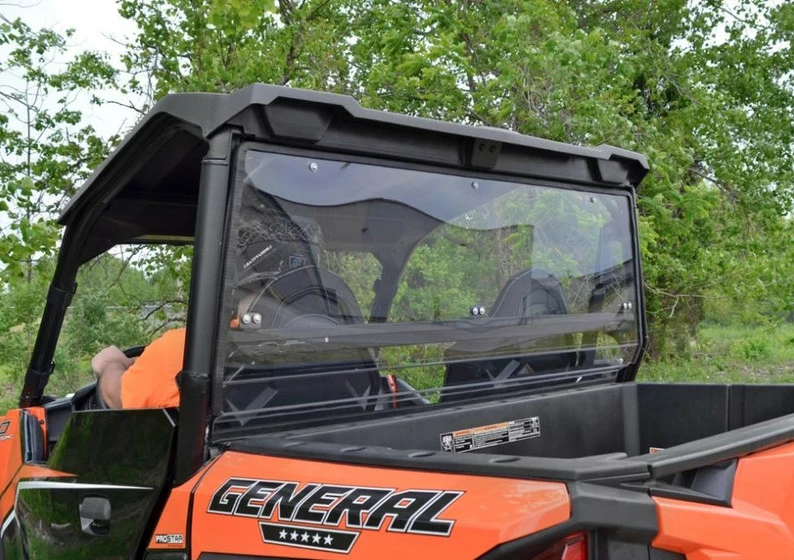 SuperATV Polaris General XP 1000 Rear Windshield - Image 5