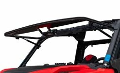 SuperATV Polaris General XP 1000 Scratch Resistant Flip Windshield