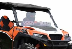 SuperATV Polaris General XP 1000 Scratch Resistant Vented Full Windshield