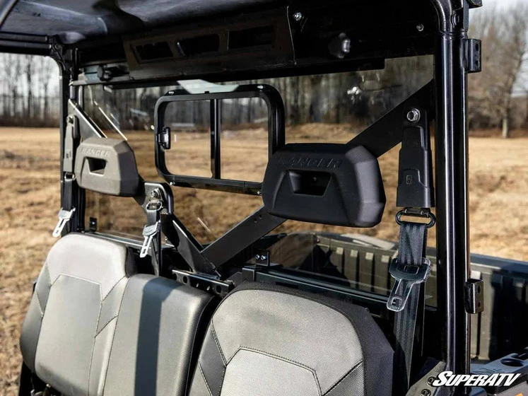 SuperATV Polaris Ranger 1000 Sliding Rear Windshield - Image 5