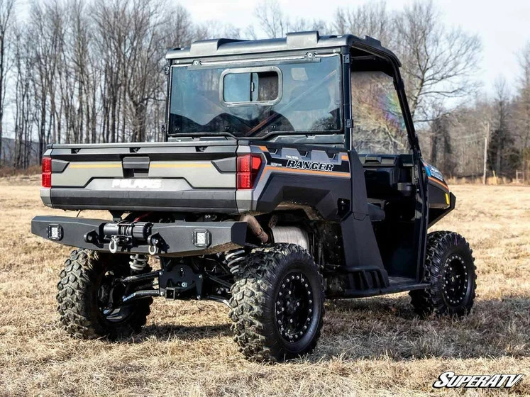 SuperATV Polaris Ranger 1000 Sliding Rear Windshield - Image 9