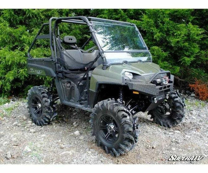 SuperATV Polaris Ranger 800 Windshield (Flip) (Scratch Resistant) - Image 4