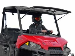SuperATV Polaris Ranger Midsize Windshield (Flip) (Scratch Resistant)