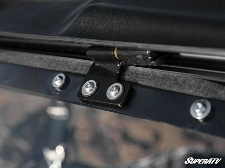 SuperATV Polaris Ranger SP 570 Scratch Resistant Flip Down Windshield - Image 4