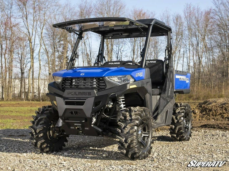 SuperATV Polaris Ranger SP 570 Scratch Resistant Flip Down Windshield - Image 8