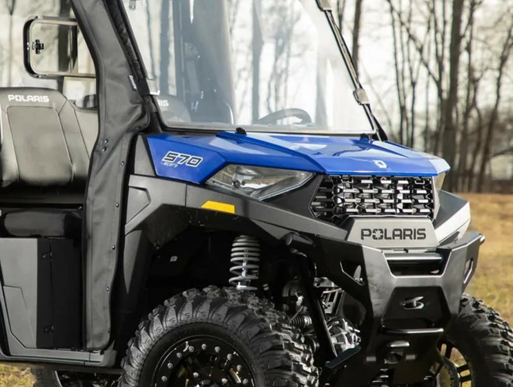 SuperATV Polaris Ranger SP 570 Scratch Resistant Full Windshield - Image 4