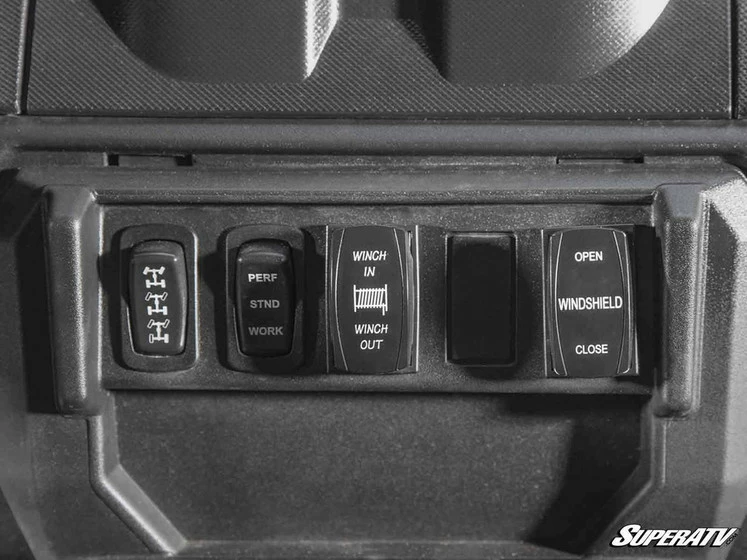 SuperATV Polaris Ranger XP 1000 Powered Flip Windshield - Image 7