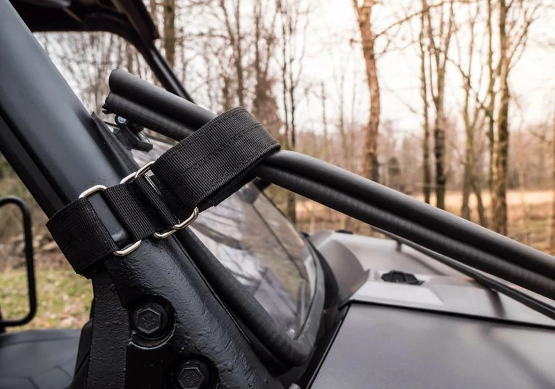 SuperATV Polaris Ranger XP 1000 Scratch Resistant Flip Down Windshield - Image 5