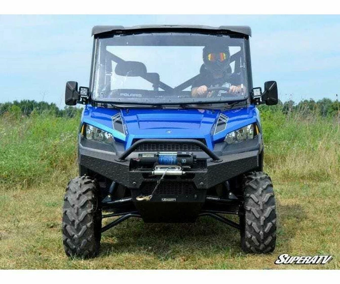 SuperATV Polaris Ranger XP 1000 Scratch Resistant Flip Windshield - Image 4