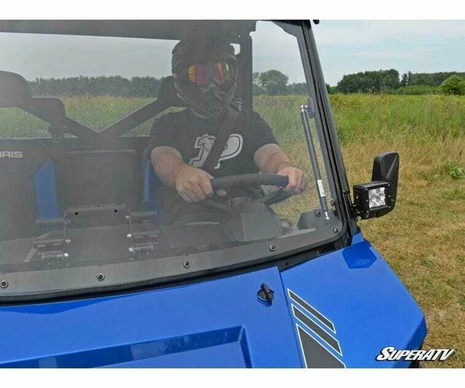 SuperATV Polaris Ranger XP 1000 Scratch Resistant Flip Windshield - Image 7
